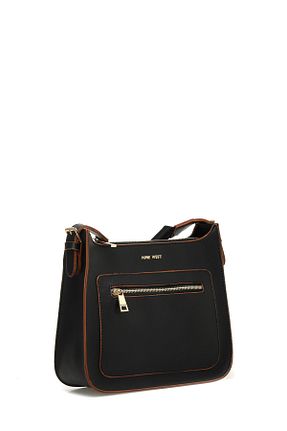 کیف دوشی مشکی زنانه چرم مصنوعی Nine West - کد 846860891