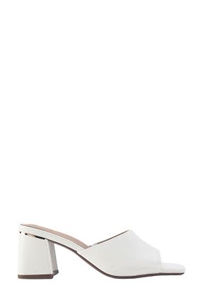 دمپائی سفید زنانه چرم مصنوعی Nine West - کد 807666329