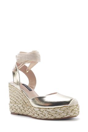 کفش اسپادریل طلائی زنانه چرم مصنوعی Nine West - کد 904262943