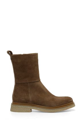 بوت / نیم بوت قهوه ای زنانه چرم خالص Nine West - کد 843609605