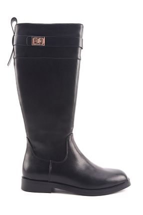 چکمه مشکی زنانه چرم مصنوعی Nine West - کد 871393207