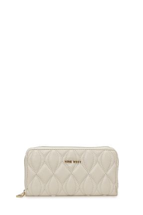کیف پول بژ زنانه ابعاد بزرگ Nine West - کد 853707817