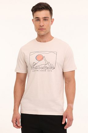 تیشرت طوسی مردانه یقه دوچرخه Lumberjack - کد 852373091