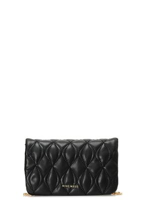 کیف دوشی مشکی زنانه چرم مصنوعی Nine West - کد 898140330