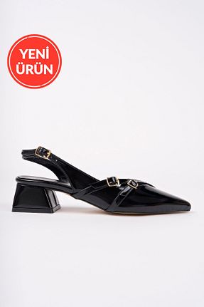 بابت مشکی زنانه چرم لاکی MARSHETTA - کد 928763827