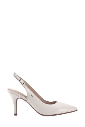 کفش پاشنه بلند کلاسیک سفید زنانه چرم مصنوعی Nine West - کد 807930617