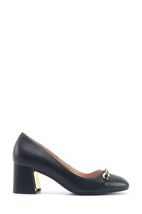 کفش پاشنه بلند کلاسیک مشکی زنانه چرم مصنوعی Nine West - کد 899657853