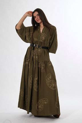لباس خاکی زنانه بافتنی ABBRA - کد 929931585