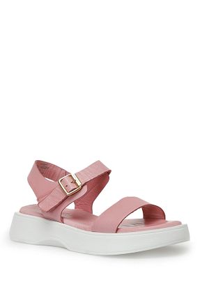 صندل صورتی زنانه پاشنه ضخیم Nine West - کد 637714701
