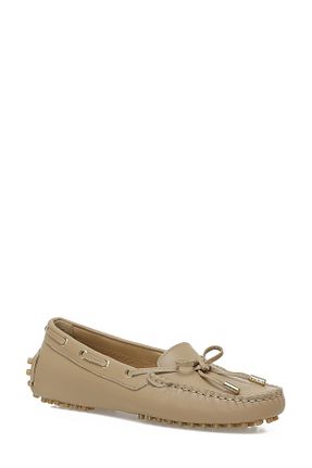 کفش لوفر بژ زنانه پاشنه کوتاه (1 - 4 سانتی متر) Nine West - کد 894021316