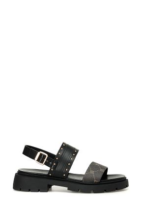 صندل قهوه ای زنانه پاشنه تخت Nine West - کد 827210970