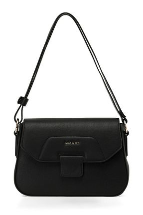 کیف دوشی مشکی زنانه چرم مصنوعی Nine West - کد 904263044