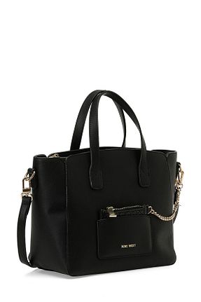 کیف دستی مشکی زنانه سایز متوسط Nine West - کد 896701790