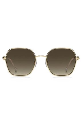 عینک آفتابی طلائی زنانه 55 Tommy Hilfiger - کد 929950107