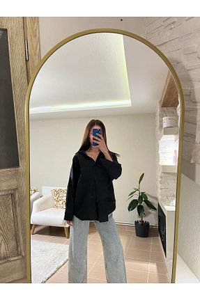 پیراهن مشکی زنانه گشاد MODA - کد 929947565