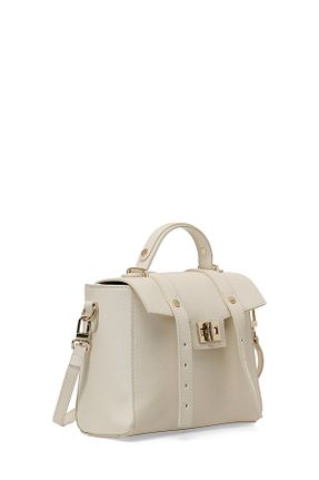 کیف دوشی بژ زنانه چرم مصنوعی Nine West - کد 894015234