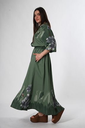 ست بالاتنه و پائین تنه سبز زنانه بافتنی ABBRA - کد 929946765