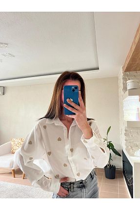پیراهن سفید زنانه اورسایز MODA - کد 929956512