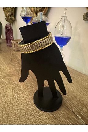 دستبند استیل (فولاد) زرد استیل (فولاد) misstakıjewerly - کد 929957635