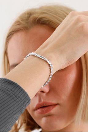 دستبند جواهر زنانه زیرکن Swarovski - کد 929959454