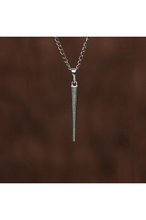 گردنبند استیل ( فولاد ) زنانه روکش نقره Atolyezone - کد 929956857