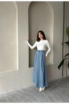 دامن حجاب آبی زنانه کلوش Ali Akkaya Fashion - کد 929961093