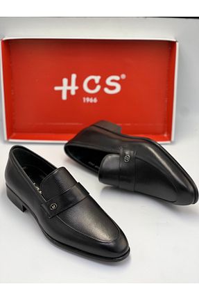 کفش کلاسیک مشکی مردانه چرم خالص GÜLERSHOES - کد 929964743