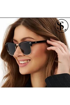 عینک آفتابی مشکی زنانه 50 Straight Light - کد 929972544