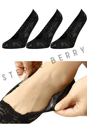 جوراب مشکی زنانه پنبه ای STEPPE BERRY - کد 929981166