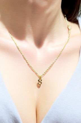 گردنبند استیل ( فولاد ) طلائی زنانه استیل (فولاد) Atolyezone - کد 929977113
