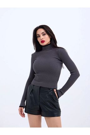 پلیور رنگی زنانه ساده Kaplan - کد 929977295