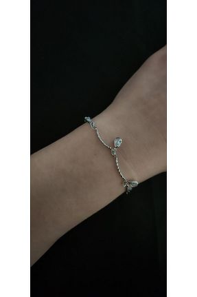 دستبند جواهر طوسی زنانه زیرکن MODA - کد 929975756