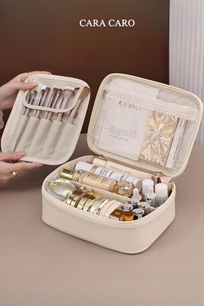 کیف آرایش بژ CARA CARO - کد 929839661