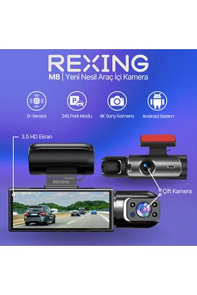 دوربین داخلی خودرو 32 GB Rexing - کد 929214032