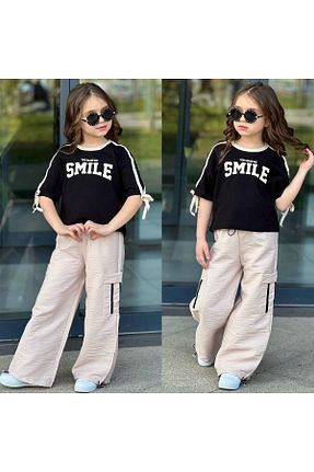 ست بالاتنه و پائین تنه بژ بچه گانه بافتنی AtegeWear - کد 930028878