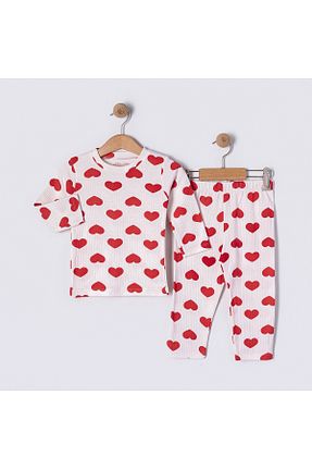 ست لباس راحتی قرمز بچه گانه طرح دار cimcim baby - کد 905831323