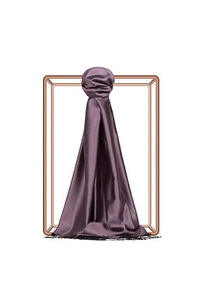 شال بنفش زنانه ابریشم ipekevi - کد 811852586