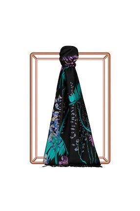 شال مشکی زنانه ابریشم ipekevi - کد 810876221