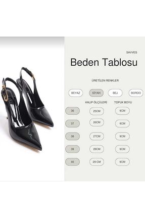 کفش استایلیتو مشکی پاشنه نازک Lölük Moda - کد 852852481