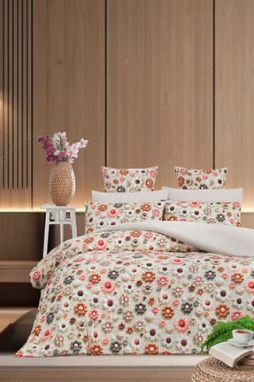روتختی دونفره بژ پنبه ای Sheri Home Tekstil - کد 929996017