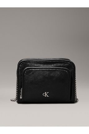کیف دوشی مشکی زنانه چرم مصنوعی Calvin Klein - کد 930046749