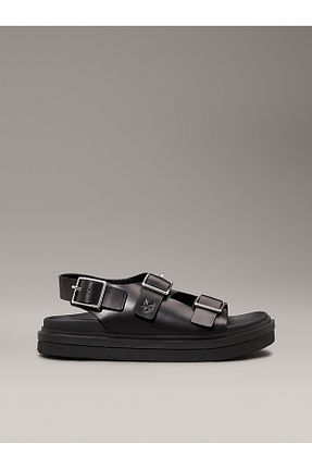 صندل مشکی زنانه پاشنه تخت Calvin Klein - کد 930048017