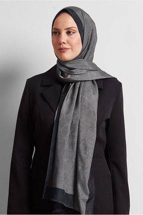 شال طوسی زنانه پلی استر Alvina - کد 930004166