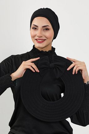 کلاه شنای حجاب مشکی Aisha
