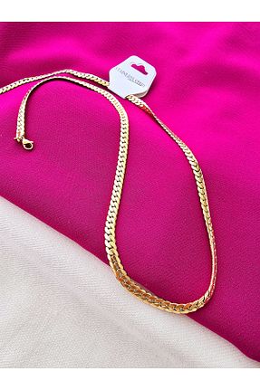 گردنبند استیل ( فولاد ) زرد زنانه استیل ضد زنگ Riccoco Accessory - کد 930007352