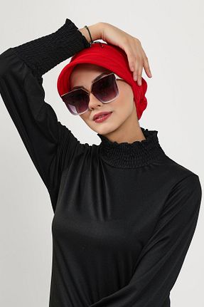 کلاه شنای حجاب قرمز Aisha