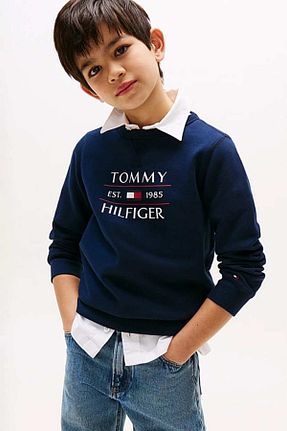 سوئیشرت سرمه ای بچه گانه چاپی Tommy Hilfiger - کد 930063570