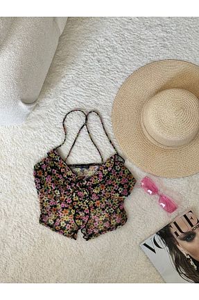 بلوز رنگی زنانه طرح دار Zora Butik - کد 930052503
