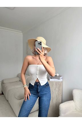 بلوز رنگی زنانه ساده Zora Butik - کد 930009210