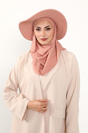 شال قهوه ای زنانه Aisha
